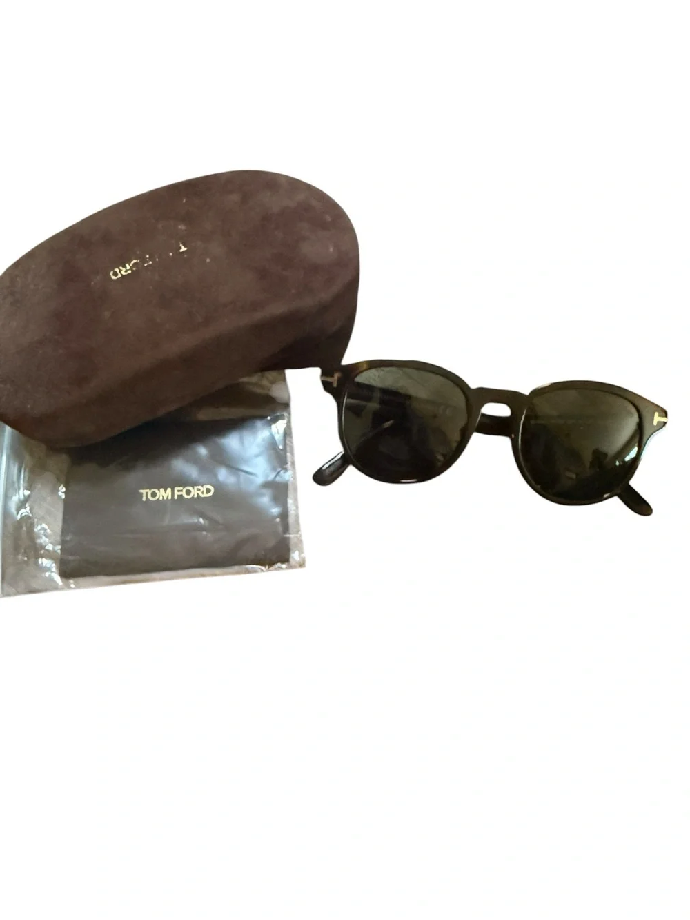 Tom Ford  Tortoiseshell Sunglasses - DARK Lenses